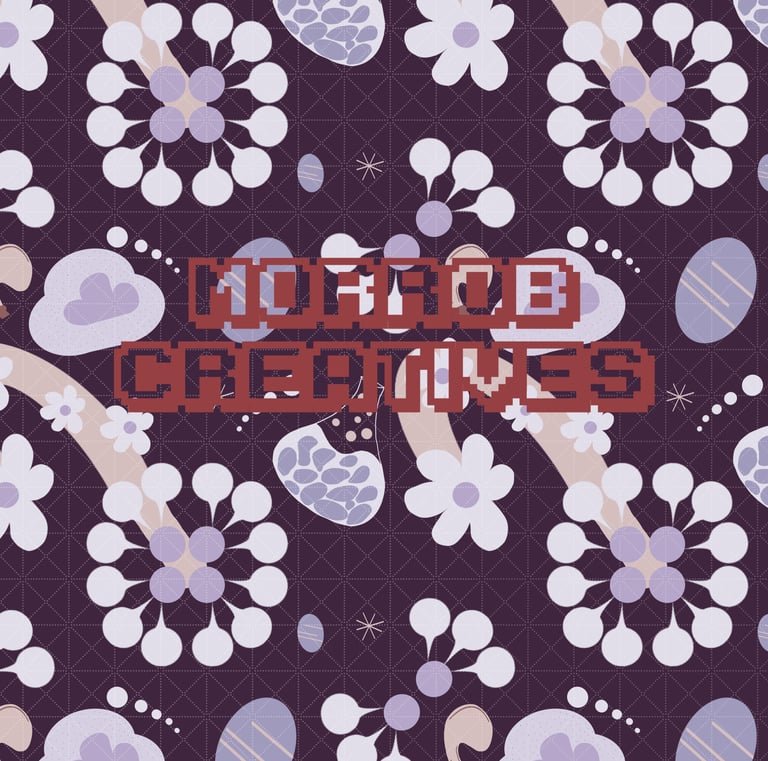 Elegant floral seamless pattern for fabric printing and home decor projects.