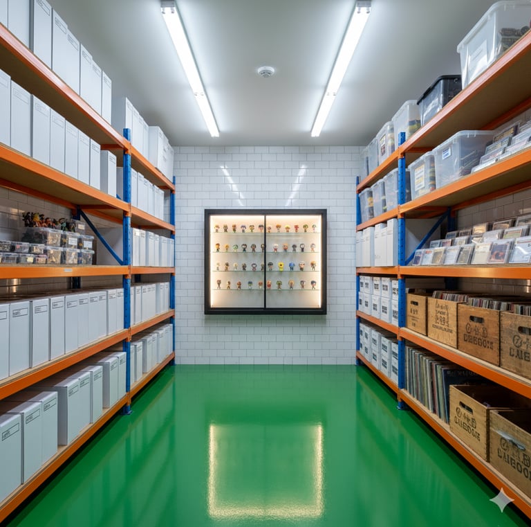 trastero industrial coleccionista objetos valor arte seguridad camaras vigilancia girona