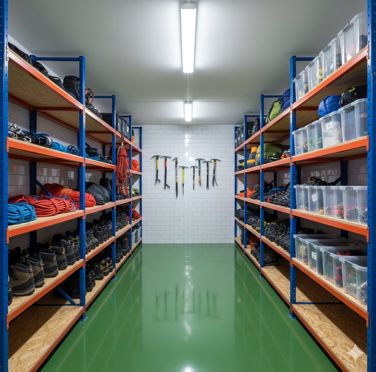 trastero industrial deportista montañismo equipo montaña guardaesquís ciclismo seguro girona.