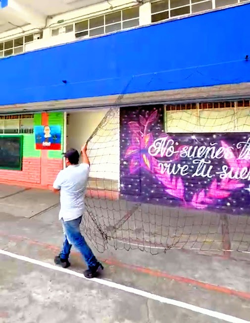 mallas corredizas para espacios deportivos bogota colombia