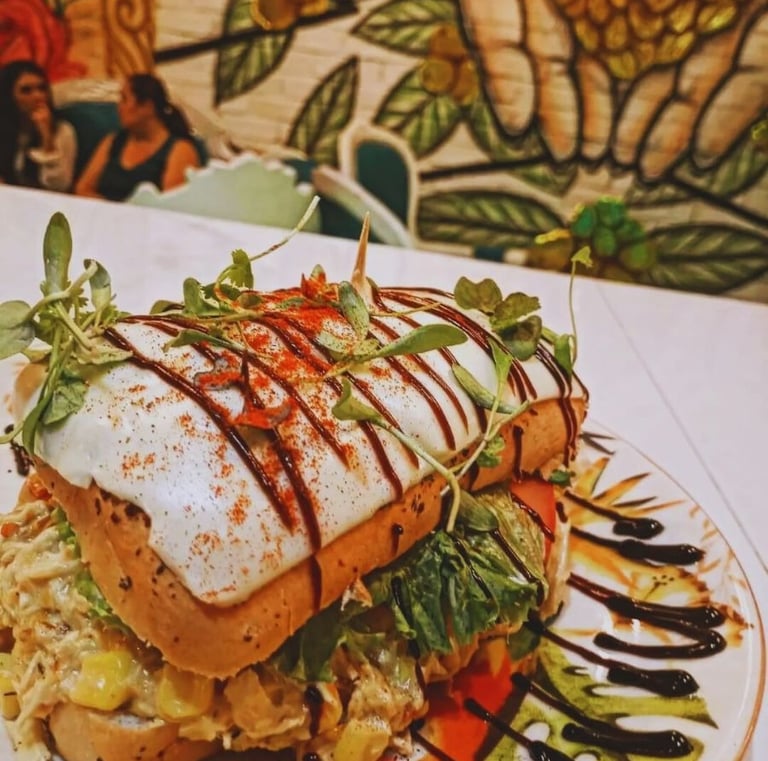 Sanduich en La Cascada Restaurant