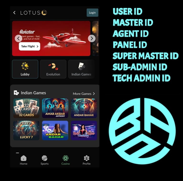 ONLINE CRICKET BETTING ID AVAILABLE DL MDL SMDL MASTER ID SUPER MASTER ID ADMIN ID AVAILABLE 