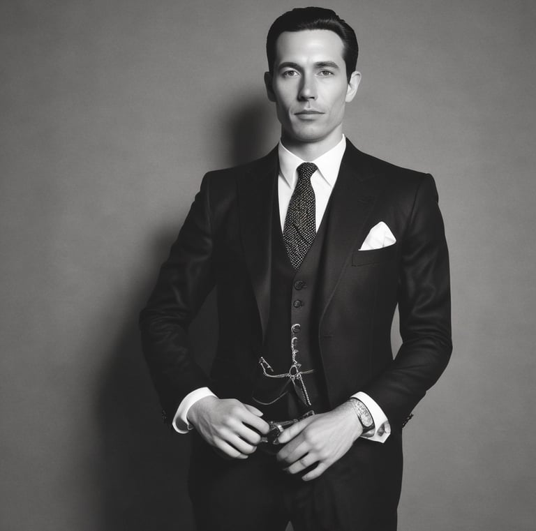 Close-up of an elegant, minimalist perfume bottle with a soft golden glow