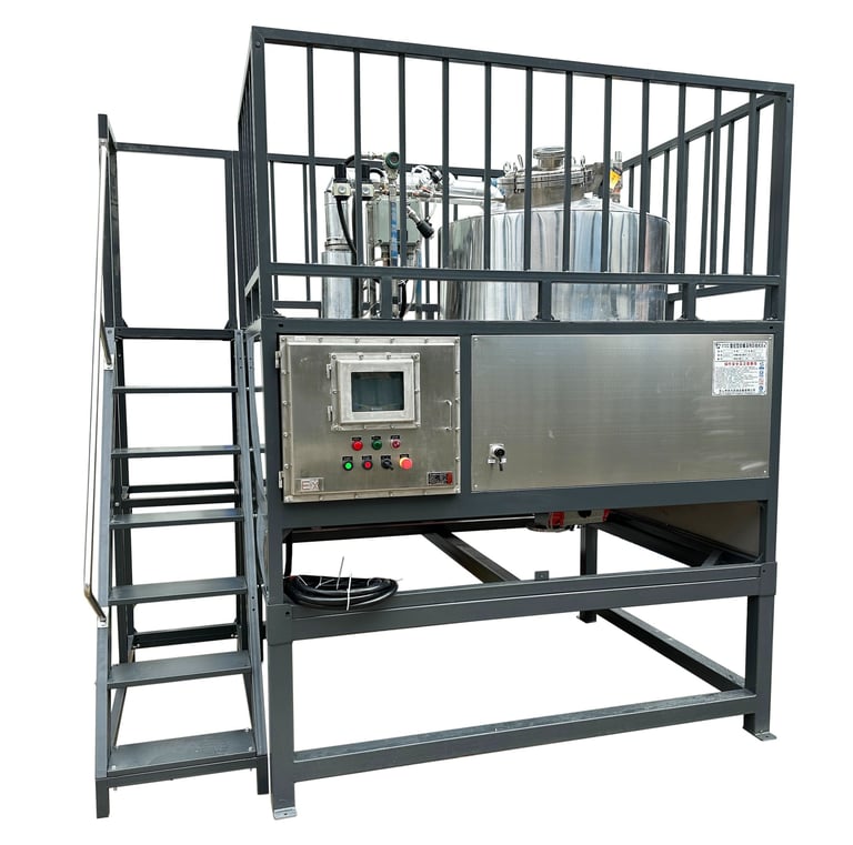 600 Litrelik Solvent Arıtma Makinesi