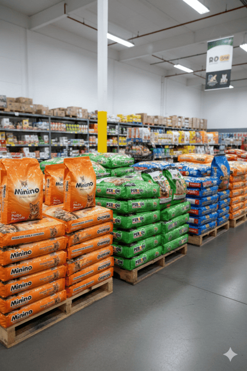 sacos de alimentos para mascotas 