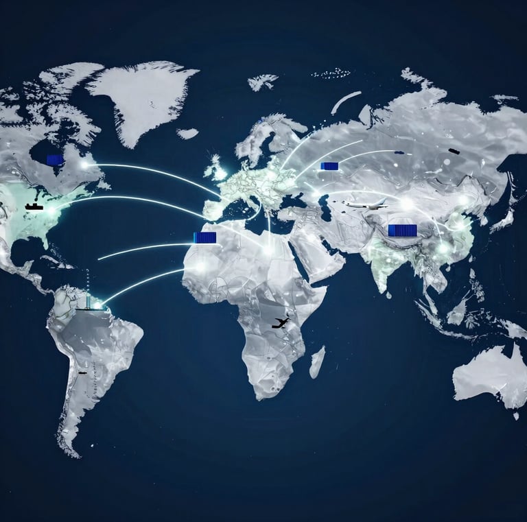 Wide shot of bioflux manufacturing facility with tablets on conveyor belts.