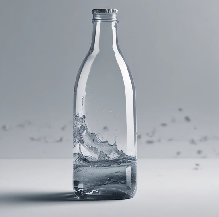 Artistic shot of the eda circle logo glowing subtly on a dark background.