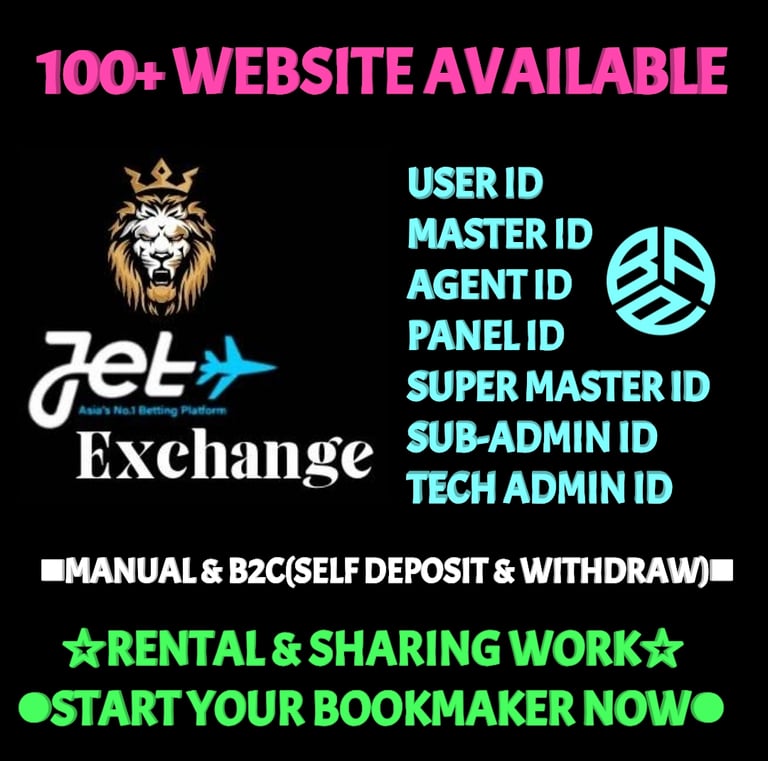 ONLINE CRICKET BETTING ID AVAILABLE DL MDL SMDL MASTER ID SUPER MASTER ID ADMIN ID AVAILABLE 