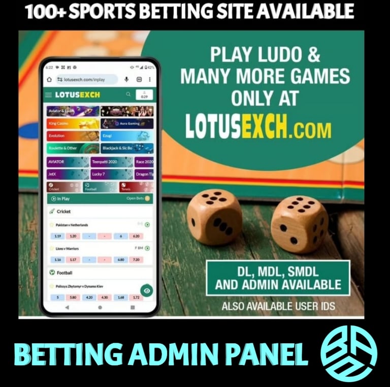 ONLINE CRICKET BETTING ID AVAILABLE DL MDL SMDL MASTER ID SUPER MASTER ID ADMIN ID AVAILABLE 