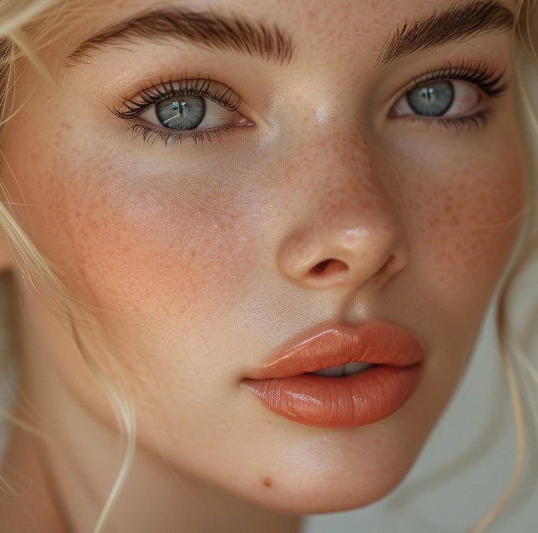 Flawless white skin