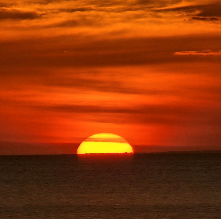 Sunset from Callachuchi Homestay