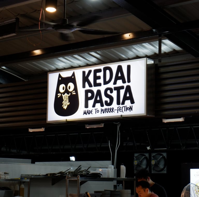Kedai Pasta italian pasta restaurant at Signal Food Square by GlobalKitc at KPD Avenue Kota Kinabalu