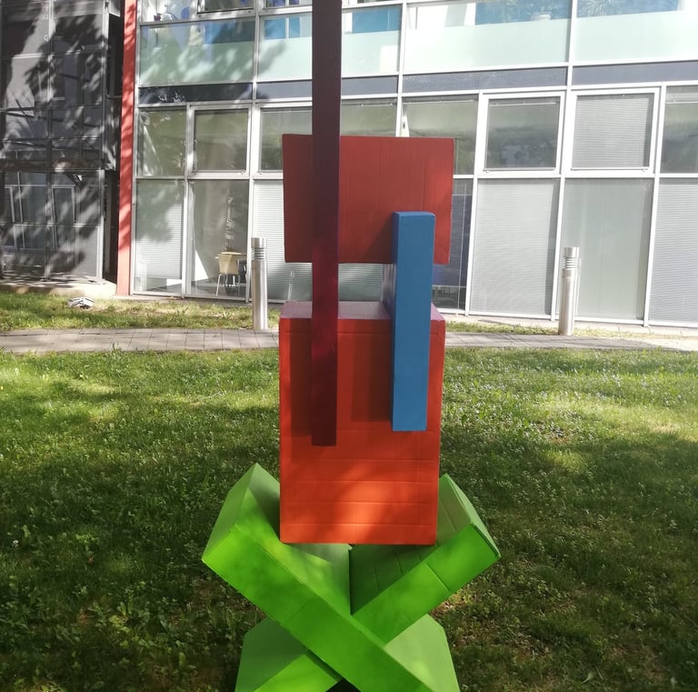 a sculpture of a sculpture of a building