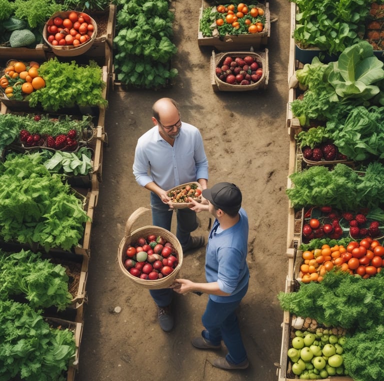 A vibrant workspace filled with computers and creative tools.