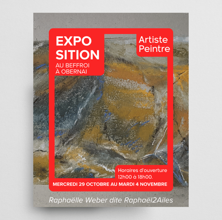 Support de communication : Flyer exposition 