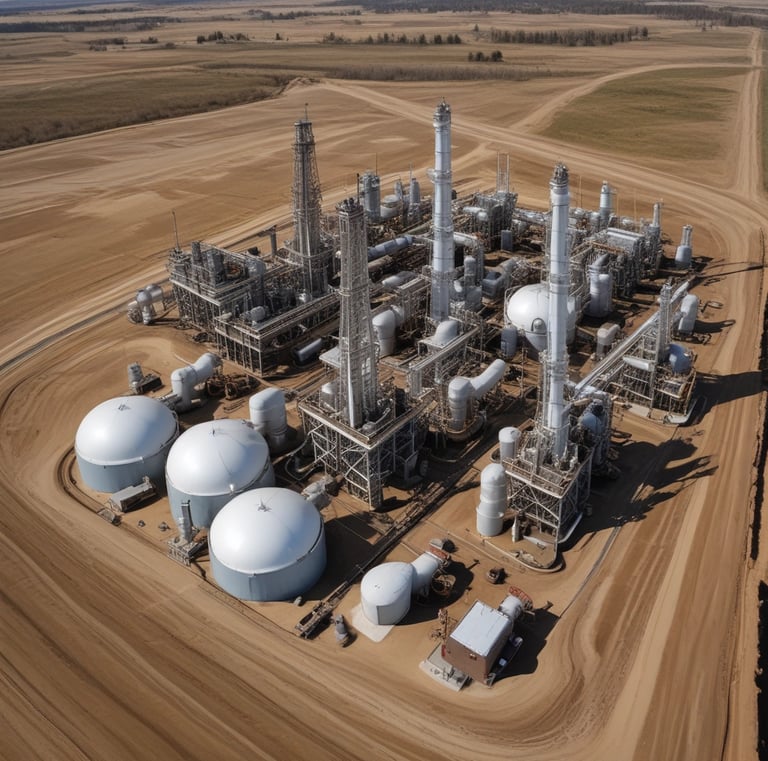 A large train is elevated on yellow metal platforms inside a maintenance workshop. The undercarriage is visible with various mechanical components and wheels. The setting is industrial with high ceilings and bright overhead lights.