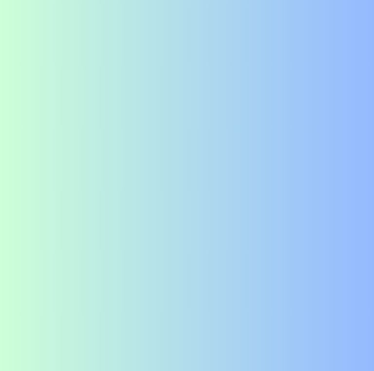 a blue and green background with a white and blue sky