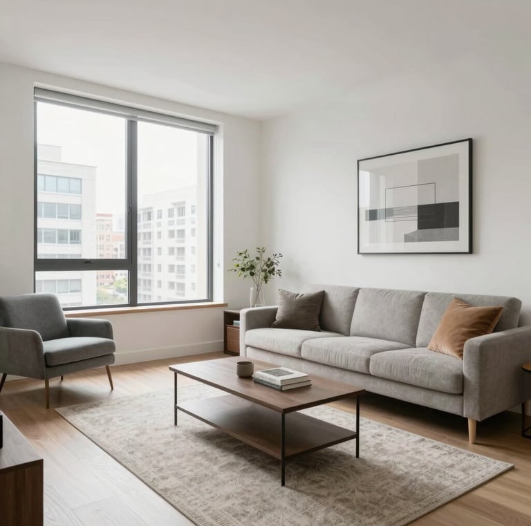 Nighttime exterior shot of a luxury home illuminated with warm lighting.