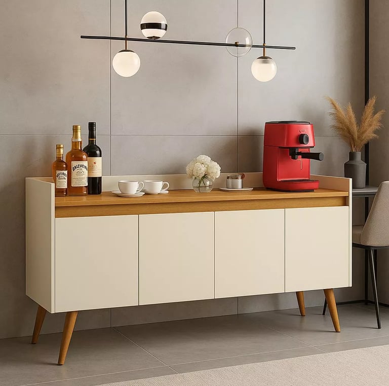 Aparador Buffet Retrô Pés Palito 