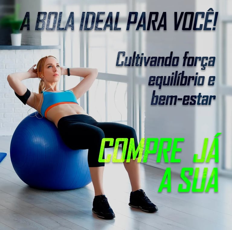 Bola Pilates Yoga Fisioterapia Suiça Ginástica 55cm 200kg