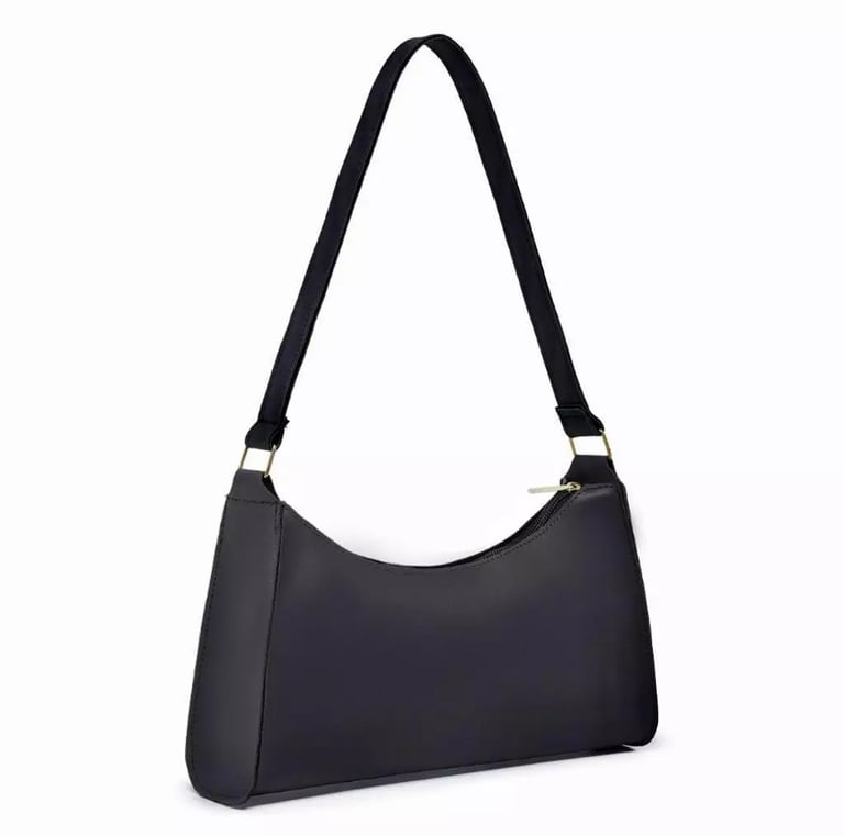 Bolsa Feminina Alça Transversal Pequena Básica de Ombro Couro Sintético