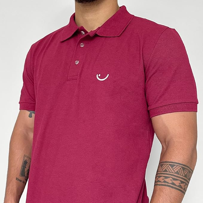 Camisa Masculina Polo Algodão Piquet 