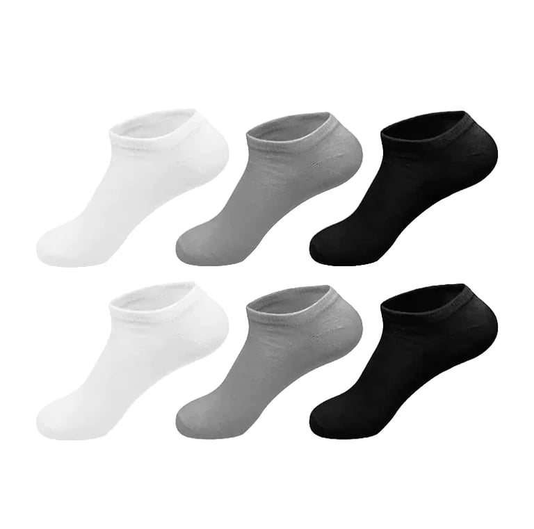 Kit 3 a 12 Pares De Meia Soquetes Unisex