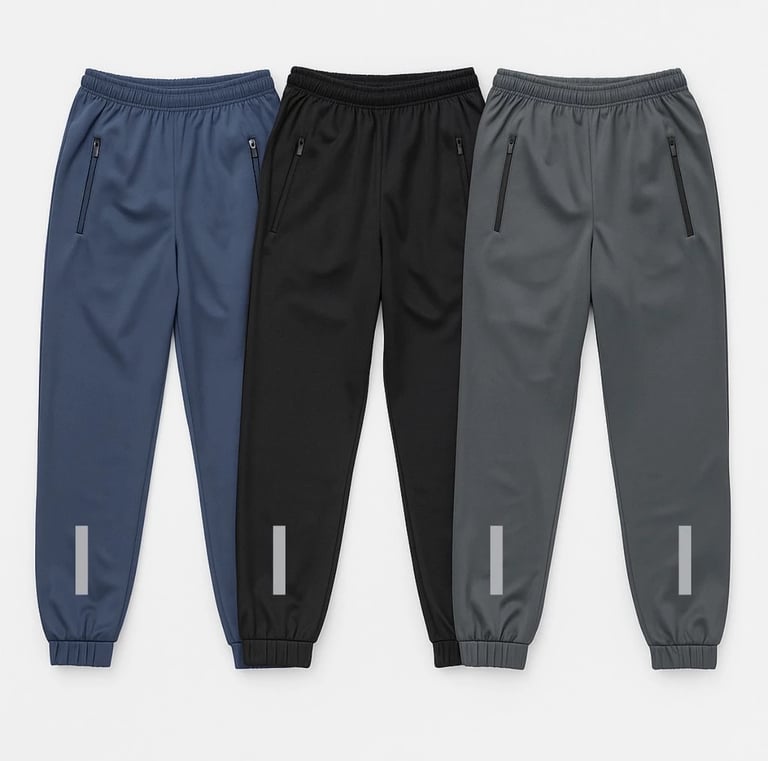 Kit Calça 3 Peças Jogger Dry Fit Academia Masculina 