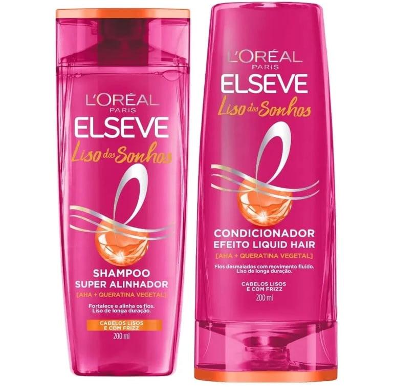 KIT ELSEVE SH + COND SUPER ALINHADOR LISO DOS SONHOS LORÉAL