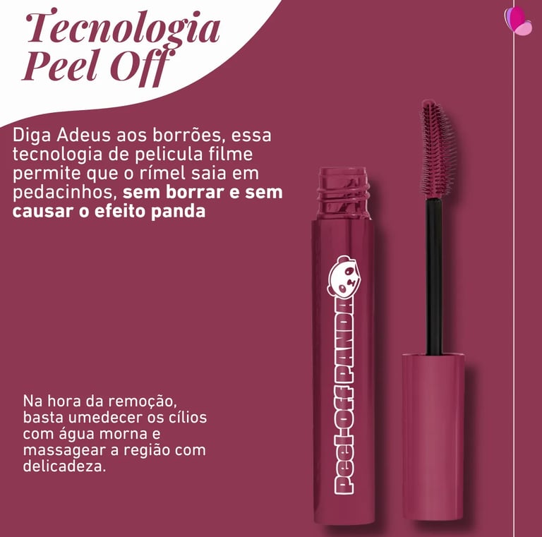 Máscara para cílios Dailus Peel-Off Panda
