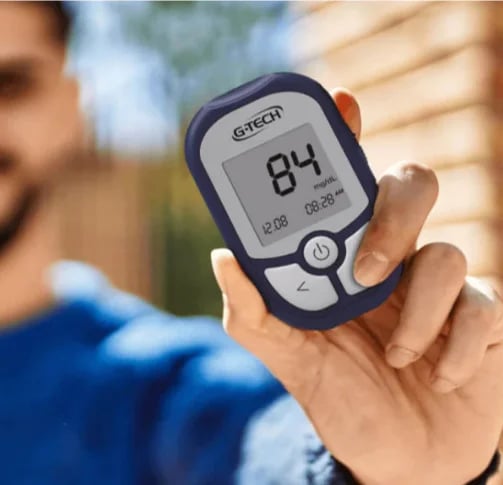 Medidor Glicose Diabete Gtech Vita Kit