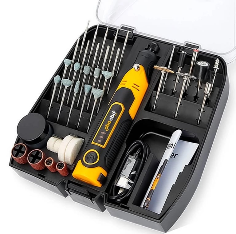 Mini Retífica Portátil Multifuncional Sem Fio Oba Oba Mix 57 em 1