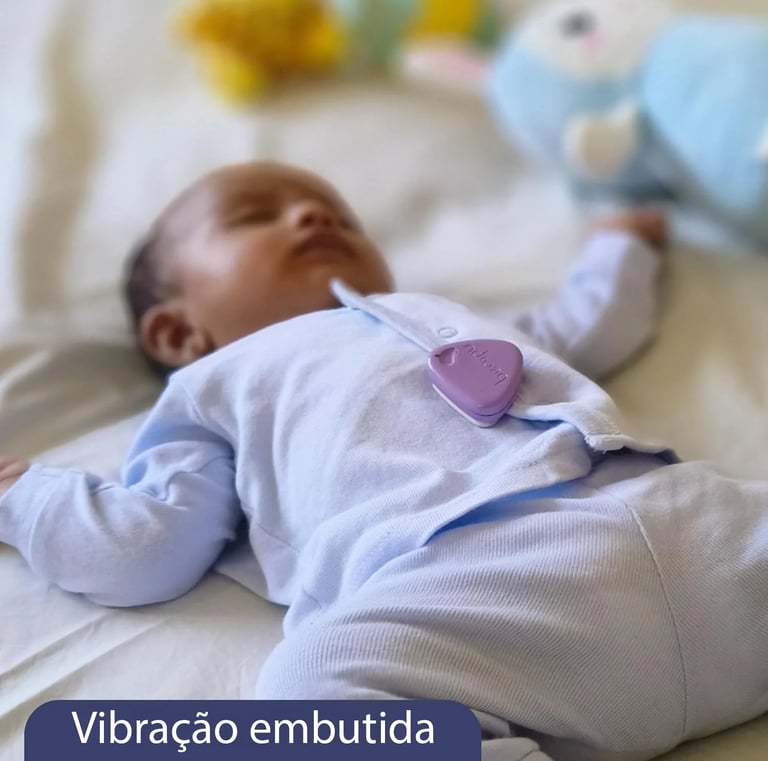 Monitor de bebê com respiração inteligente umbigo