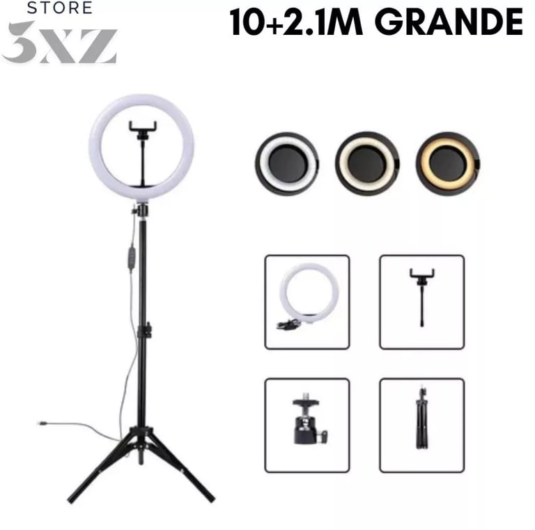 Ring Light Led Iluminador 10Polegadas