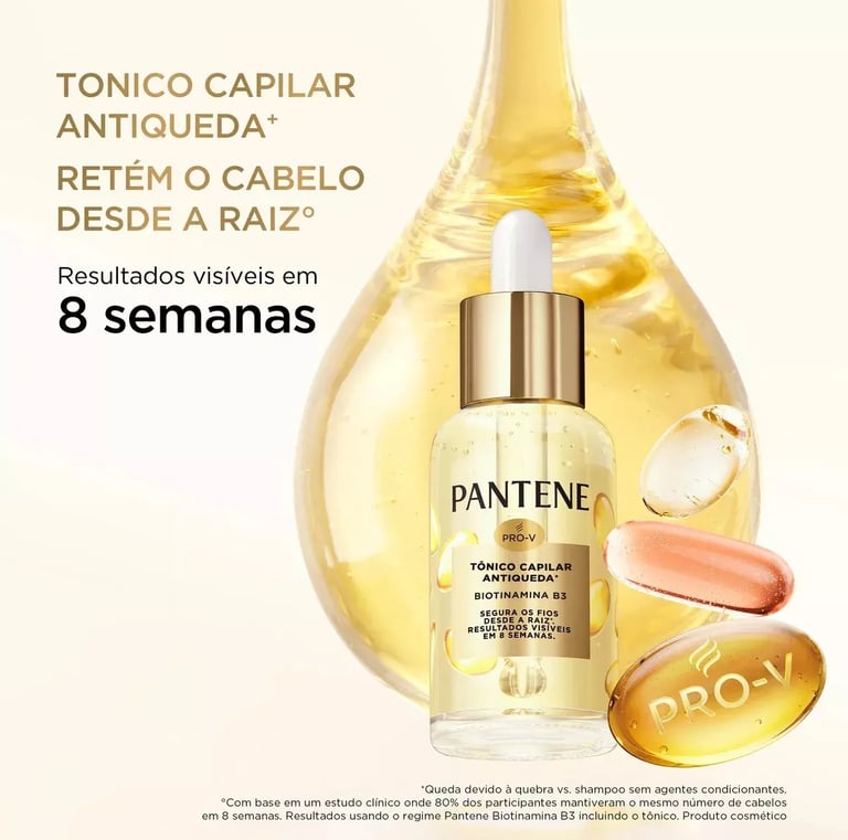Tônico Capilar Pantene Antiqueda Biotinamina B3 52ml