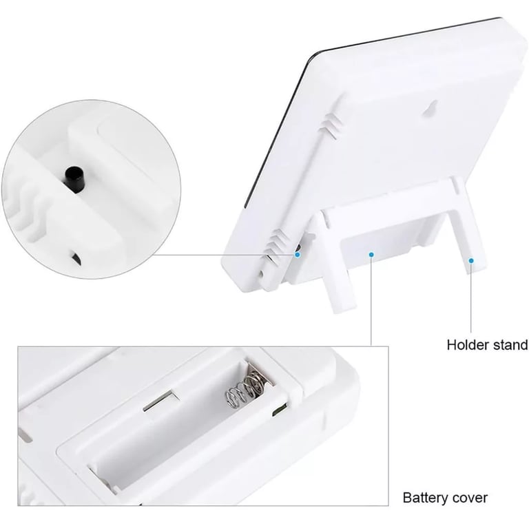 Termômetro Eletrônico Digital 9.7 x 2.6 x 10.7Cm