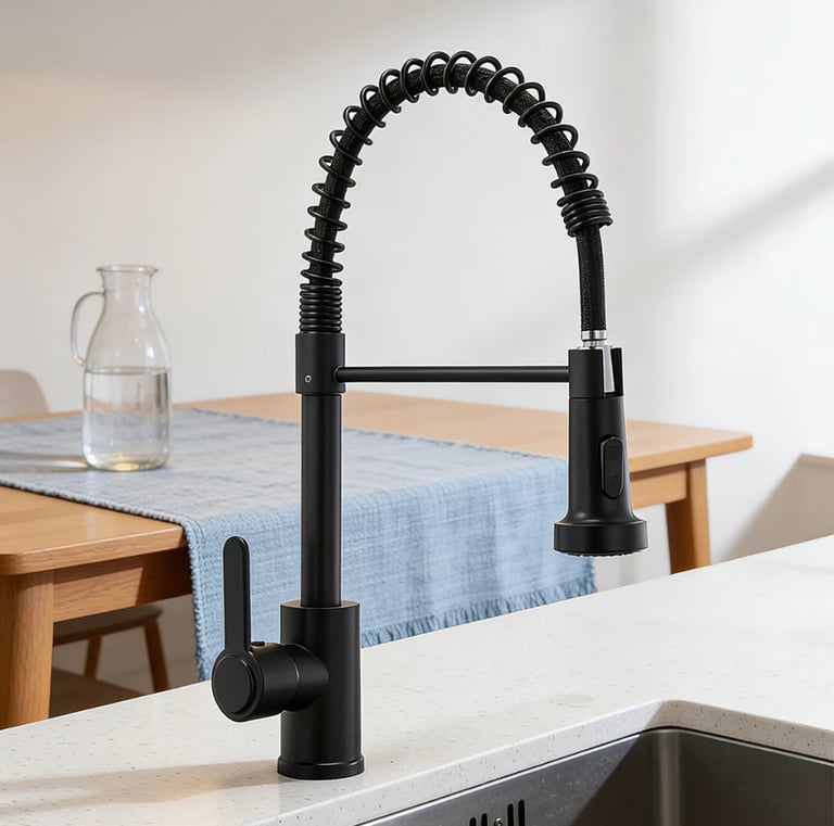 Torneira De Cozinha Gourmet , Mola Extensível , Modelo De Banc