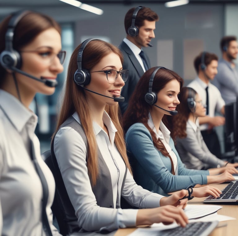A busy airport terminal with several travelers walking and wheeling suitcases. People are moving in different directions, and overhead signs in multiple languages guide navigation. There are glass railings, escalators, and a high ceiling with bright lighting.