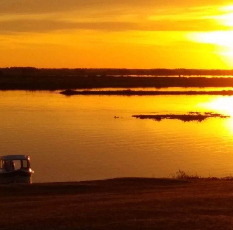 Atardecer en Posada Isla La Brava