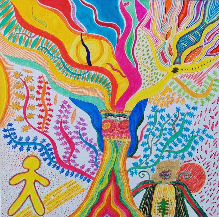 The Yellow Man by Elkolor aka Raphaël Pathé
