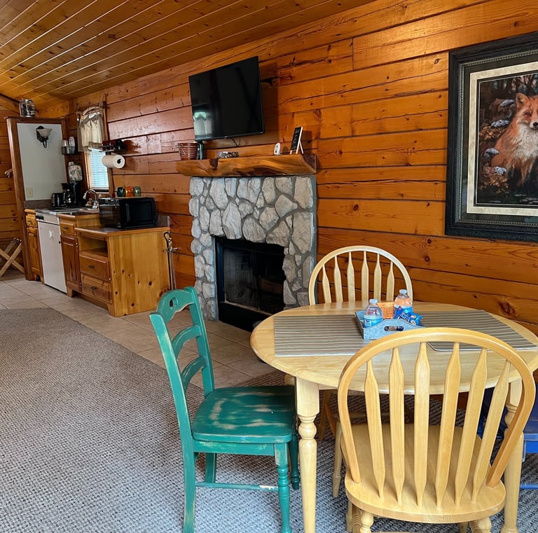 Cabin dining area