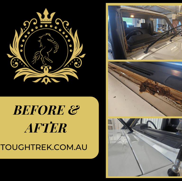 Windscreen Rust Repairs, Removal and Replacement of windscreen