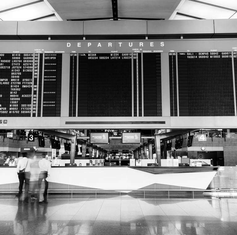 Singapore Changi Airport Solaris Board