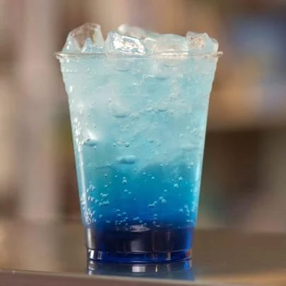 blue soda