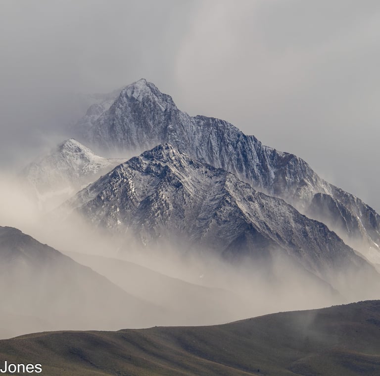 The iconic Mt. Morrison near Mammoth Lakes, CA