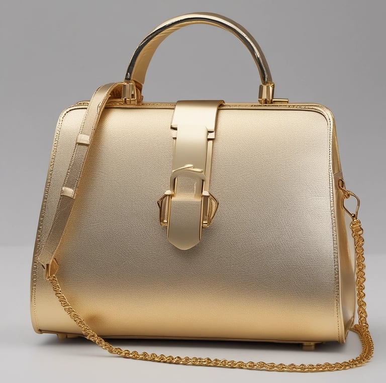 Close-up of elegant accessories displayed on a wooden table.