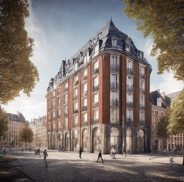 an aerial view of a snow covered mountain