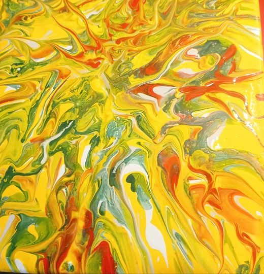 Le souffle du Dragon - Peinture acrylique - 2024