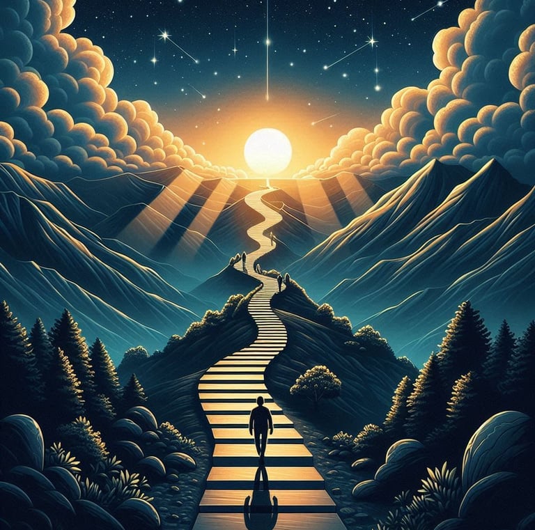 "The road to success is not always easy, but each step you take brings you closer to your goal. Keep
