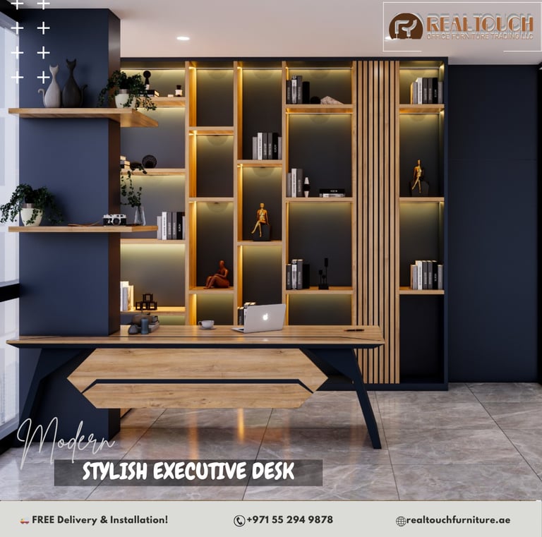 “To become the leading luxury office furniture brand in Dubai and the UAE, creating iconic executive